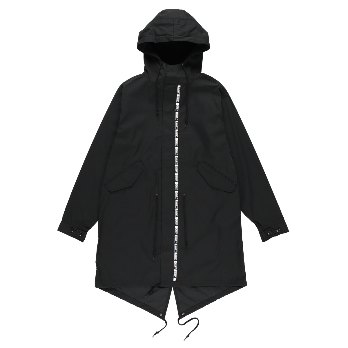 AGAINST LOGO MODS COAT / Black