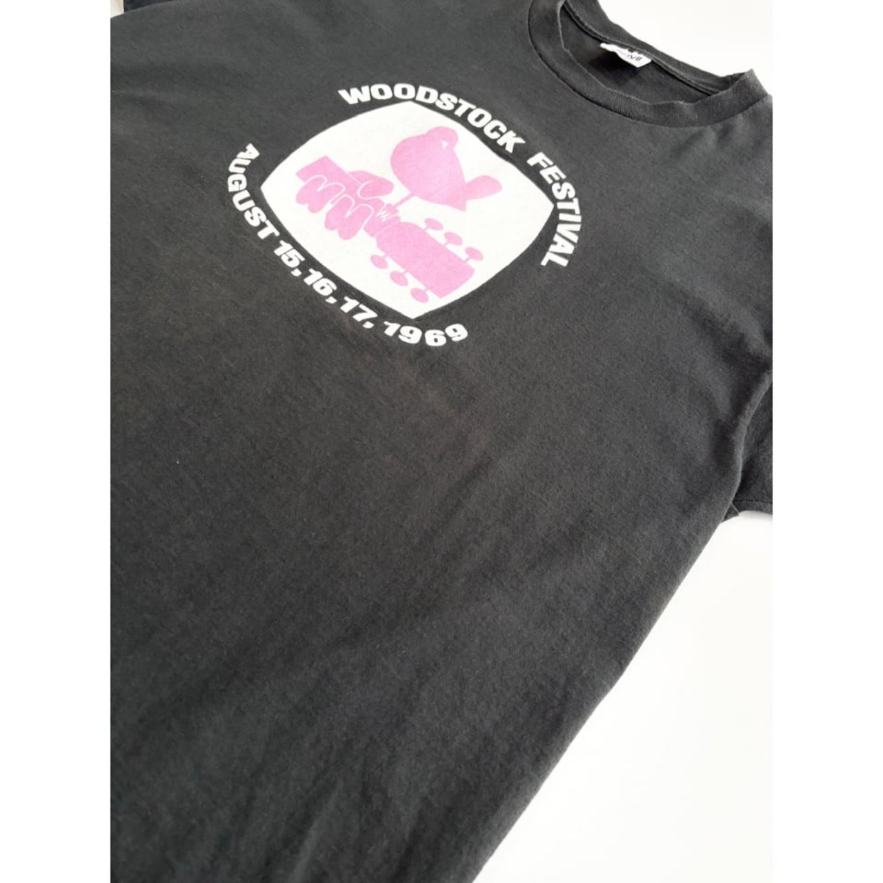 90s "WOOD STOCK" Rock Tee MADE IN USA  Size XL