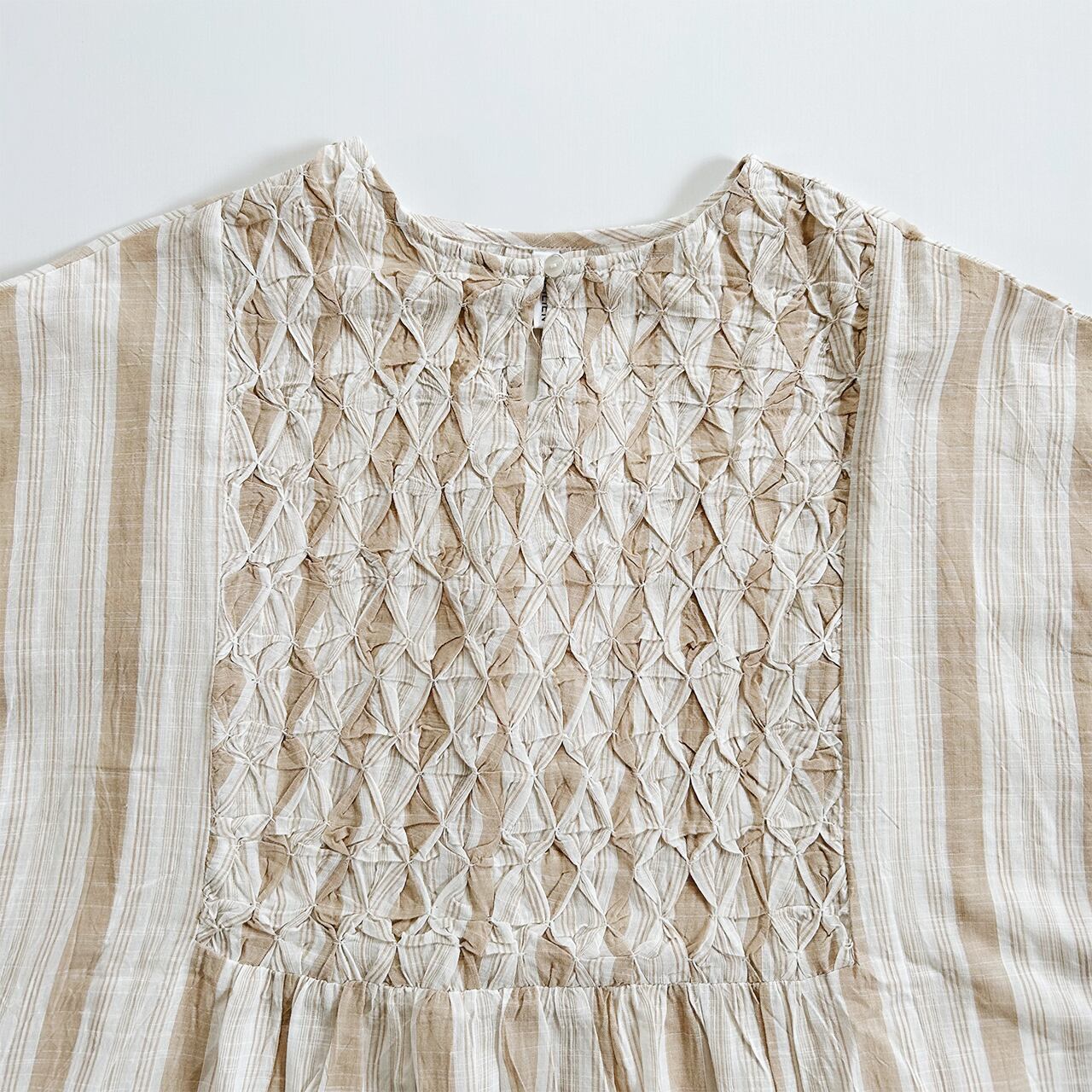 Striped Smocking Dress