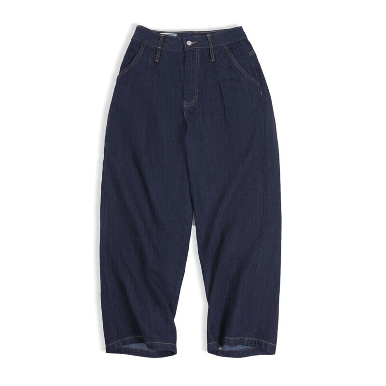 ［Maden］Wide Leg Denim Straight Pants / ワイドレッグ デニム パンツ