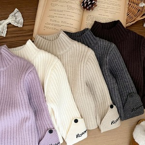 【冬作】シンプルハイネックセーター