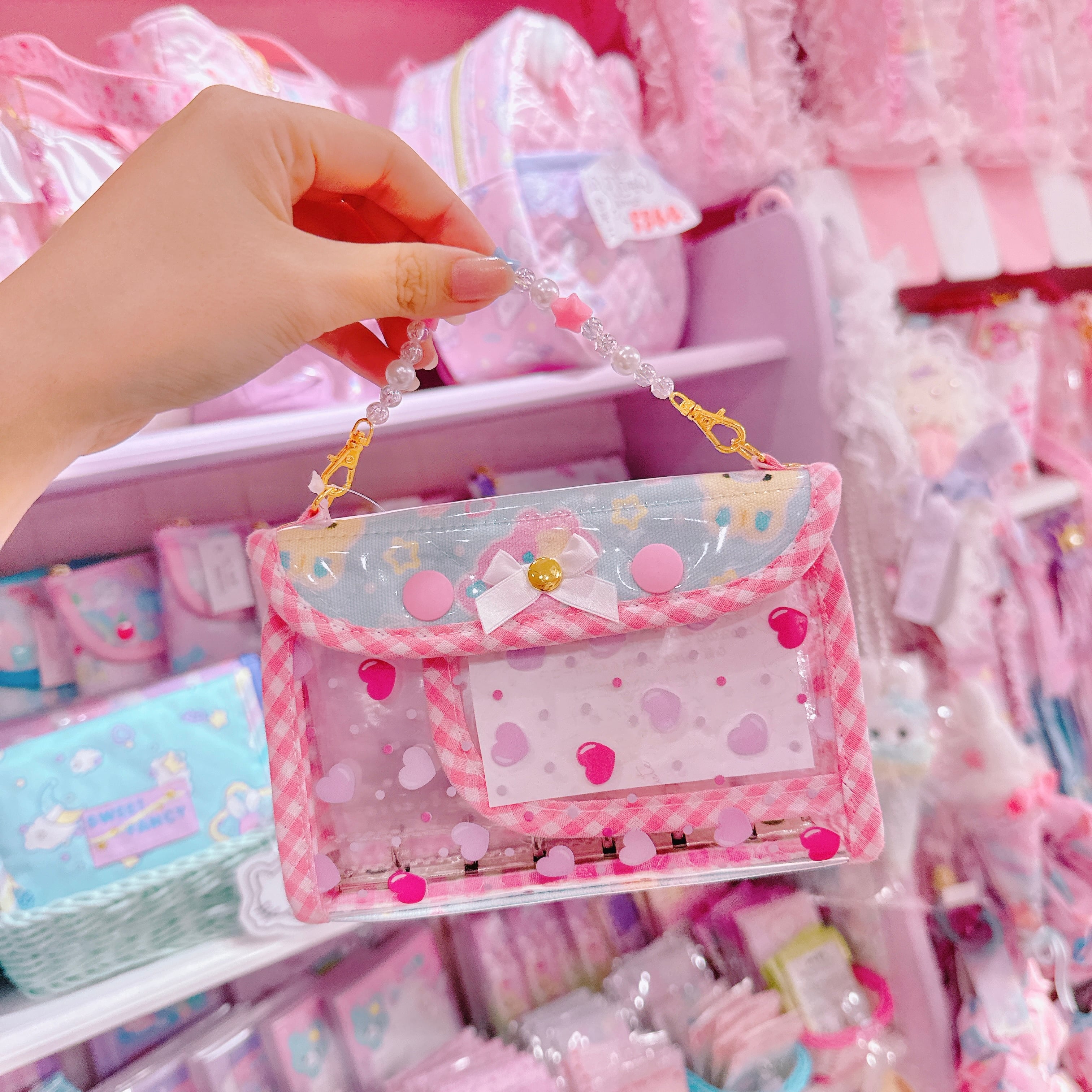 【N4】43-7シール帳（バッグ風）