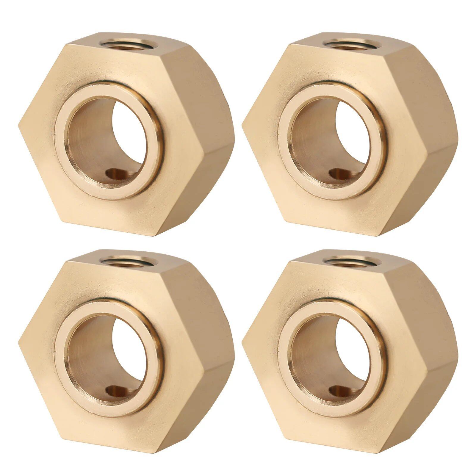 INJORA 真鍮 17mm ホイール 六角 Axial SCX6 Jeep Wrangler 4WD