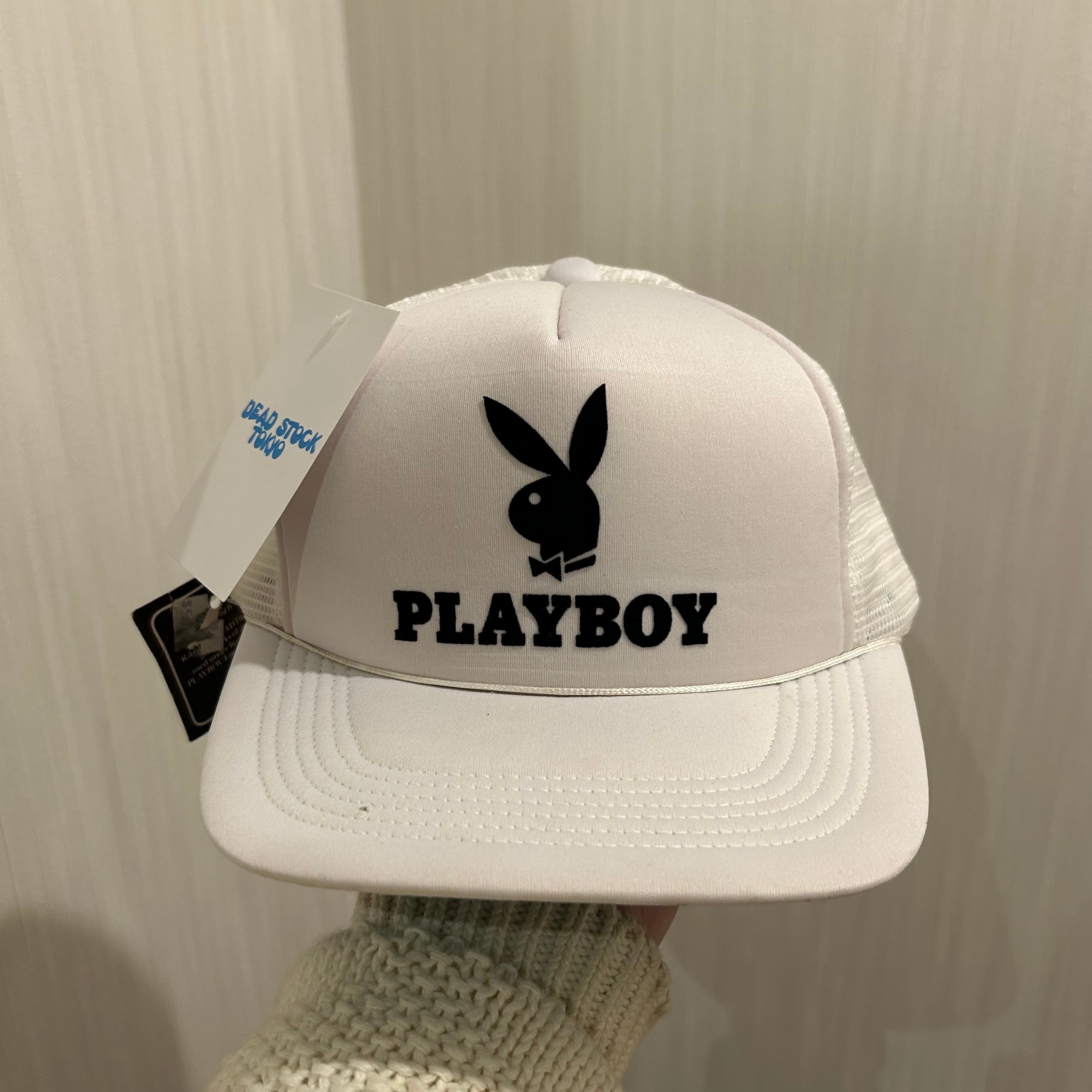 Dead Stock!! Early 1990s PLAY BOY Mesh Cap ①