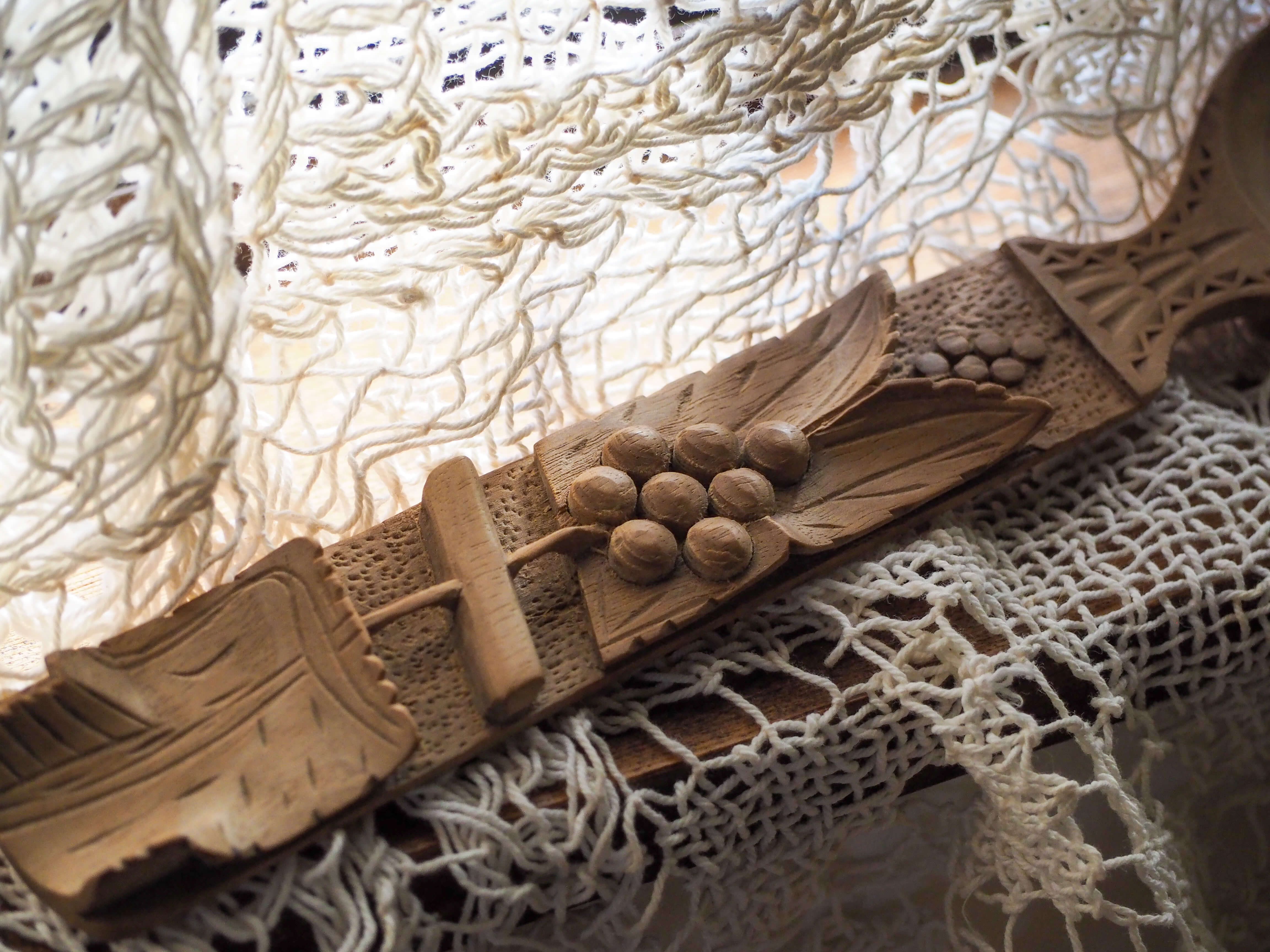 木製 ヴィンテージ フォーク オブジェ 彫刻 ファーマーズ風 obj-2