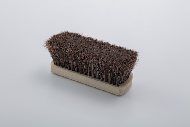 靴ブラシ　埃払い　花馬毛のたてがみ　／　Shoe Brush　for Dropping Dust　the mane of flower horse hair