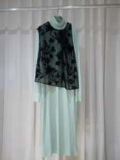 25aw 受注アイテム : RITSUKO KARITA - Airframe dress〔rich〕Dusty Sage
