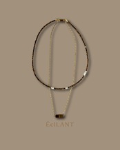 Tiger Eye Layered Necklace［BZN44］