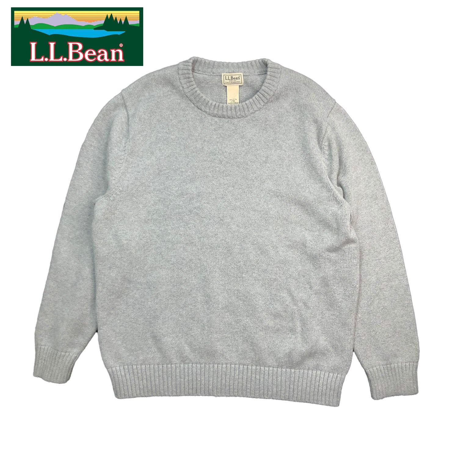 USA 古着 L.L.Bean アウトドア コットンニット クルーネック ...