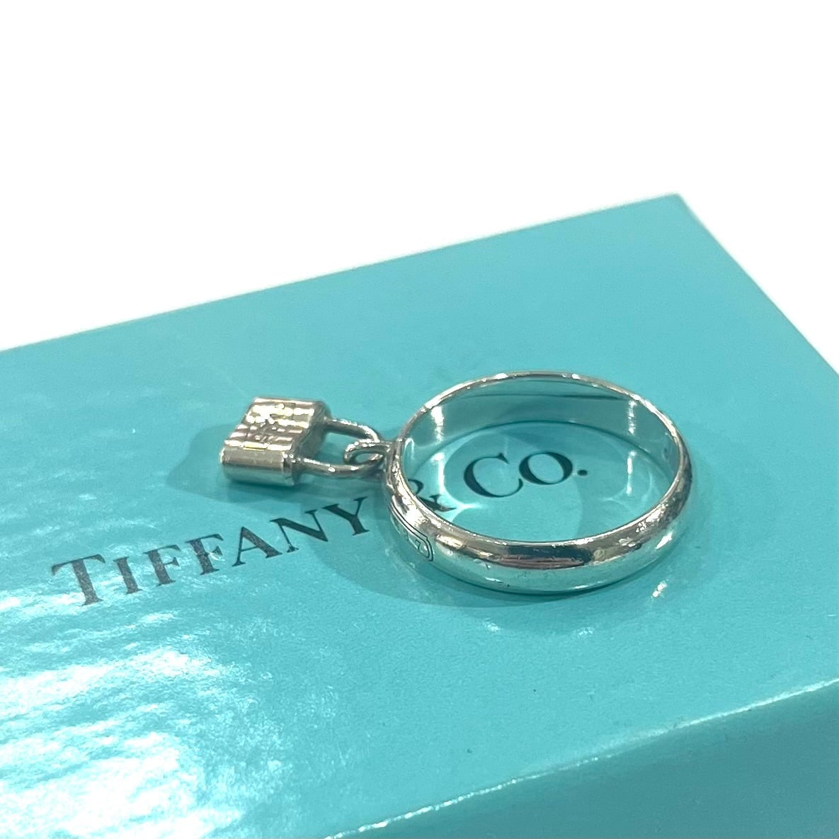希少【TIFFANY&CO.】【13.5号】 2691 カデナロック指輪 スターリング