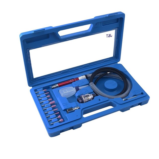 【新春セール】J&T エアーリューター エアーグラインダー セット ツールパワー 砥石10種類付き 超高速研磨 研削 JT-29-013