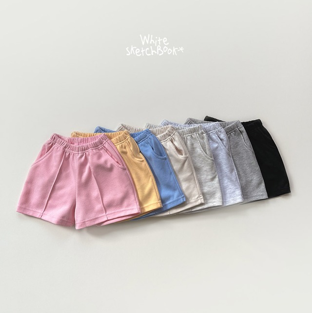 pin tack shorts【whitesketchbook】※5月中旬〜5月下旬発送予定