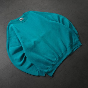 90s Lee sweatshirt solid Teal XL 古着