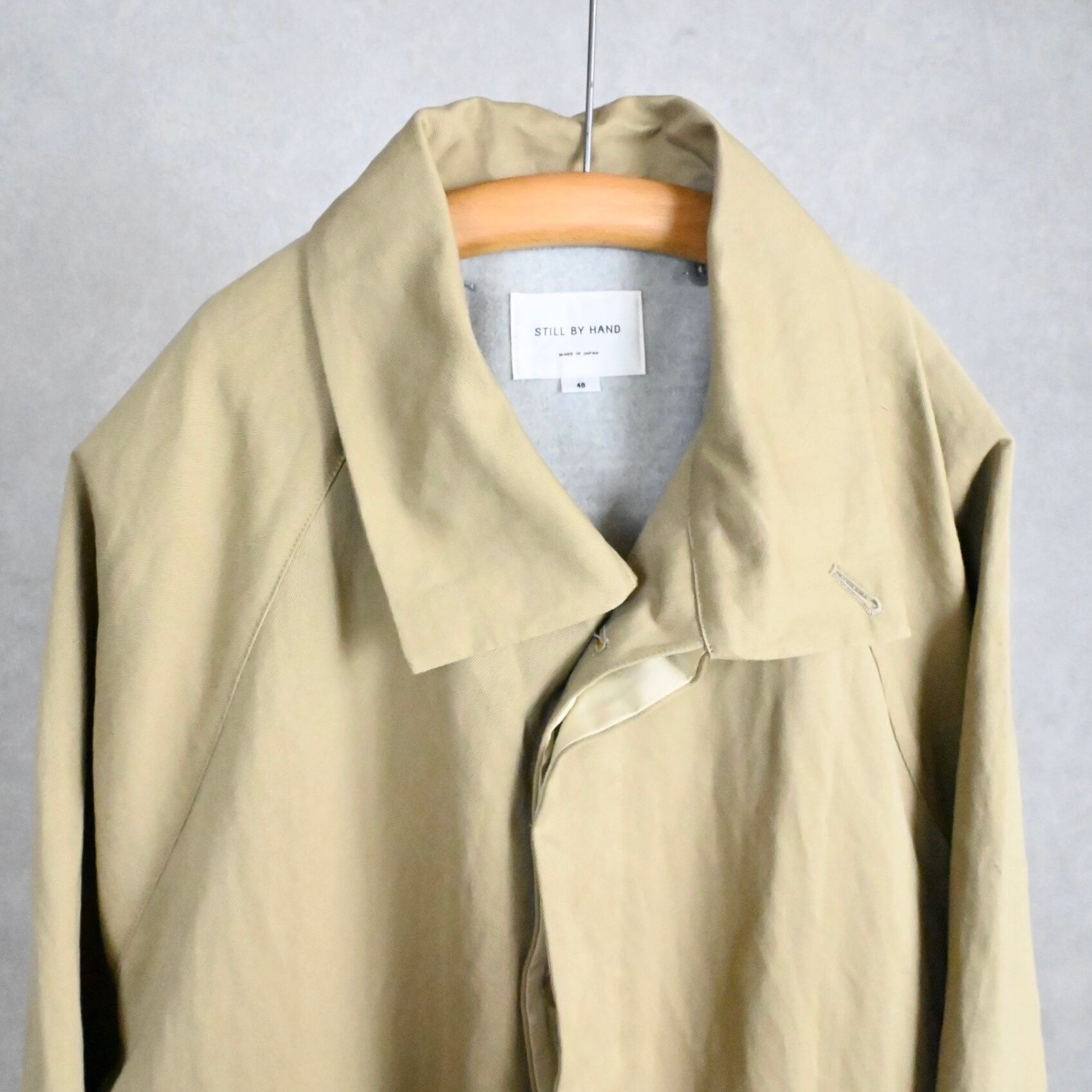 25SS》【STILL BY HAND】C/L SOUTIEN COLLAR HALF COAT with LINER