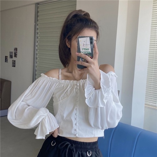 ✞ ショートストラップレスシャツブラウススカート ロング ✞ゴスロリ SM ミリ 甘ロリ クラロリ 和ロリ エレガント 黒ロリ 姫ロリ 華ロリ BB-BB3038926