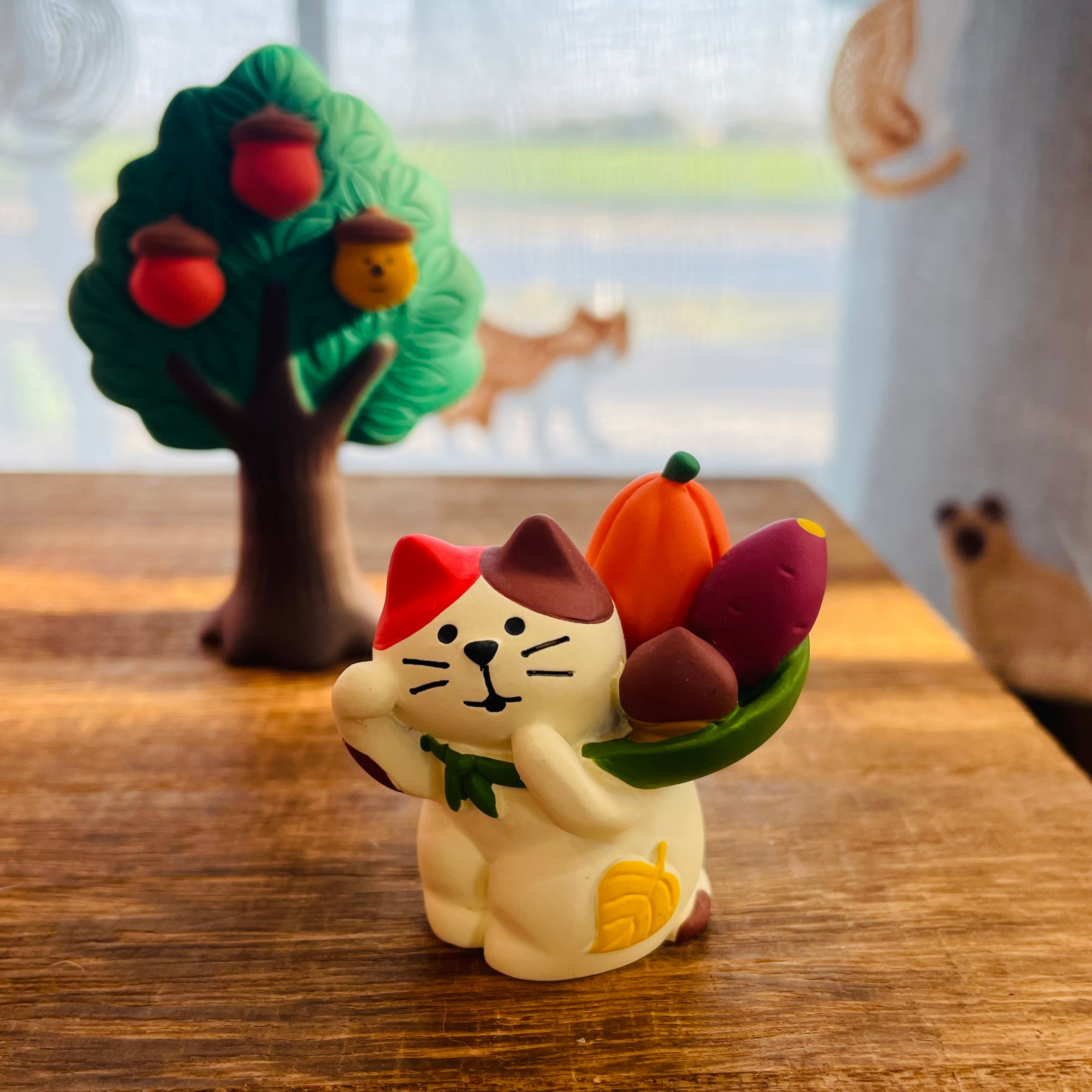 concombre｜コンコンブル｜縁起かつぎ招き猫 豊作 猫雑貨 ねこ ネコ  ディスプレイ 収集癖 コレクション