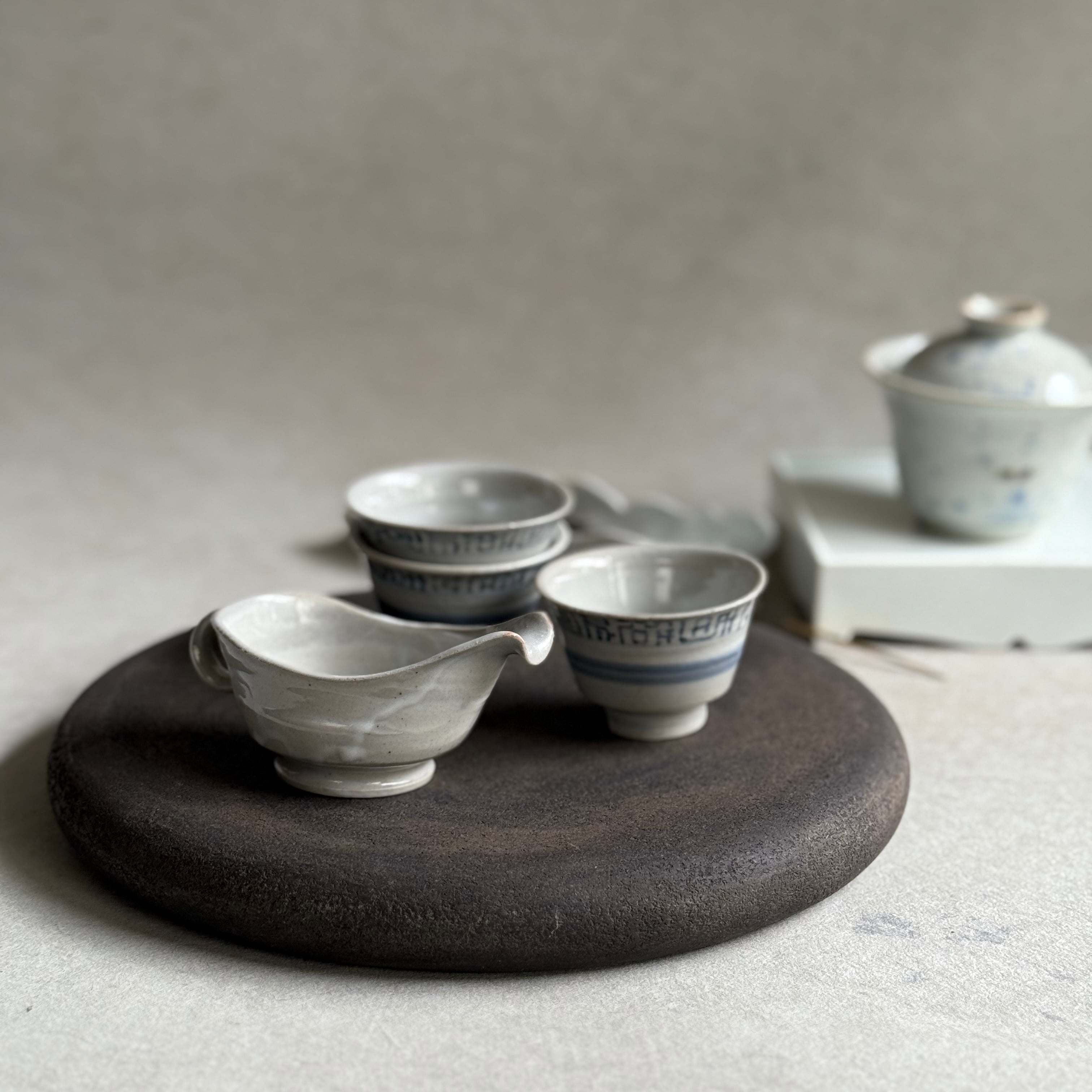 豊増一雄 染付茶杯 | gallery 一白