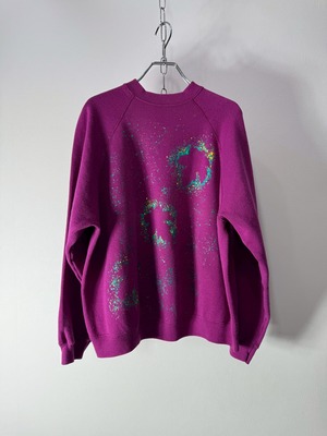 90’s USA made “One of a Kind Painted” sweat shirt