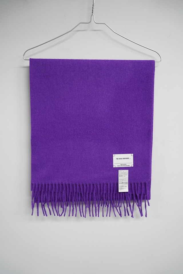 The Inoue Brothers / Brushed Scarf(PURPLE)