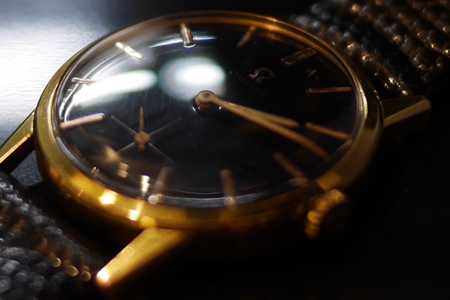 OMEGA】オメガ 1960's ”Black chocolate dial” 30mmキャリバー