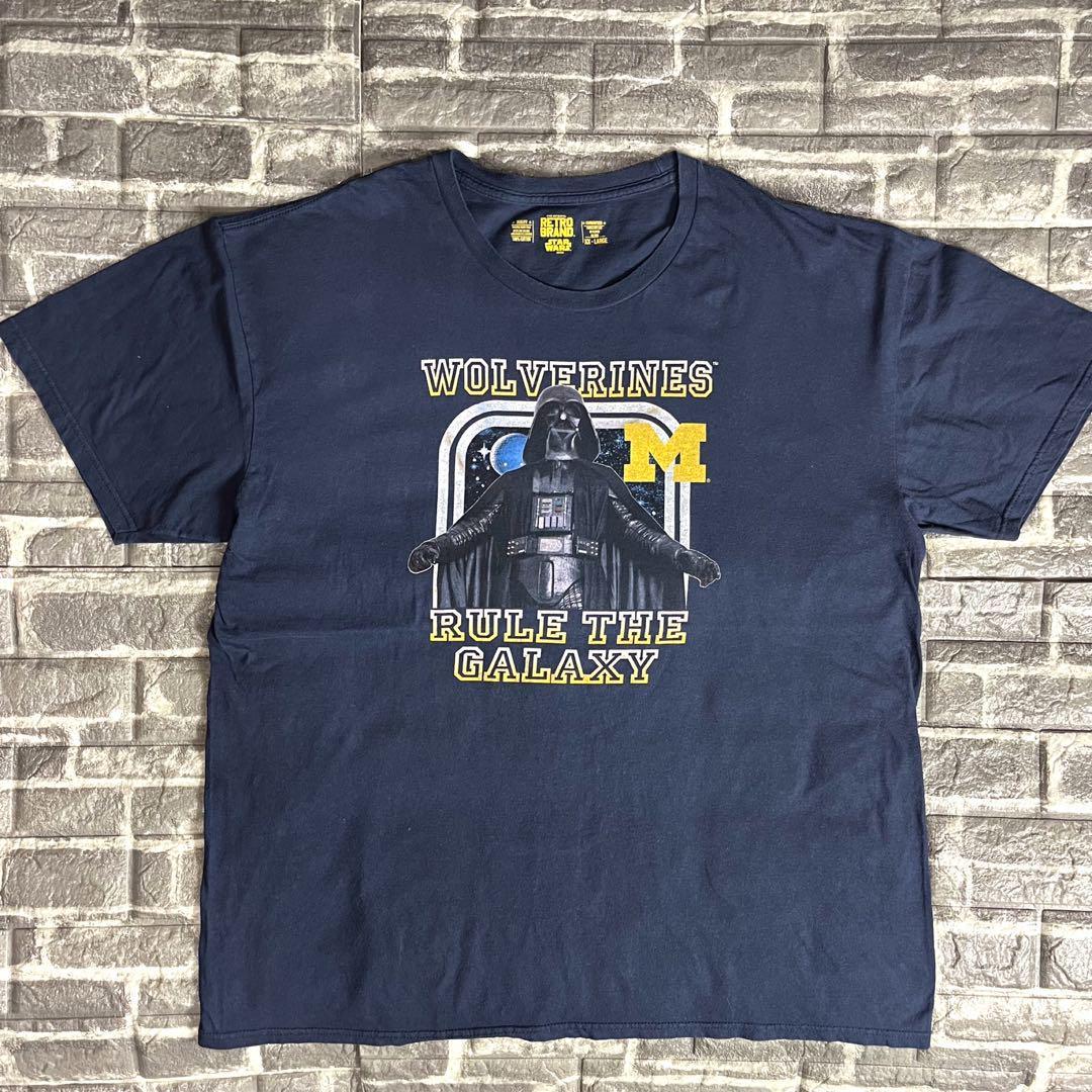 スターウォーズ☆リンガーTシャツ US ゆるだぼ デカロゴ 90s ds9.