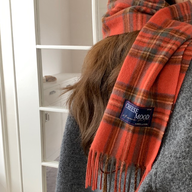 check pattern muffler J00115