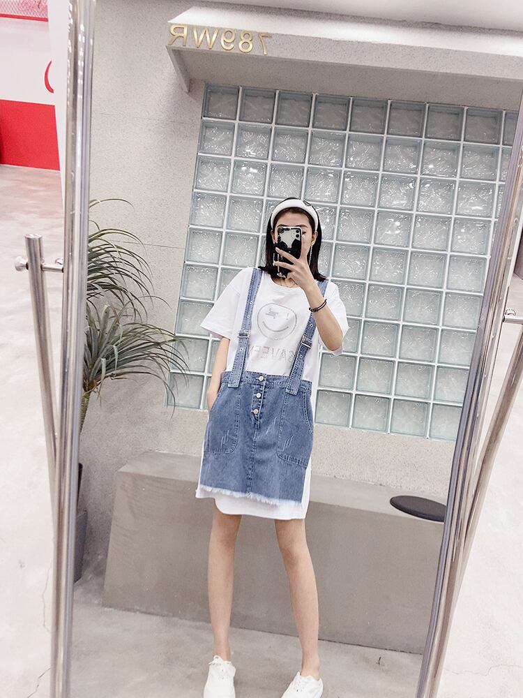 サマー薄手ドレス 大きめサイズ 夏物 スカート ミックスインファッション67581491787