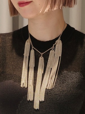 【25AW】FUMIE TANAKA フミエタナカ / fringe necklace / ネックレス