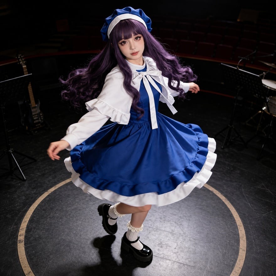 蒼のメロディに恋する人形 フリルケープと2WAYペチコートのドール風