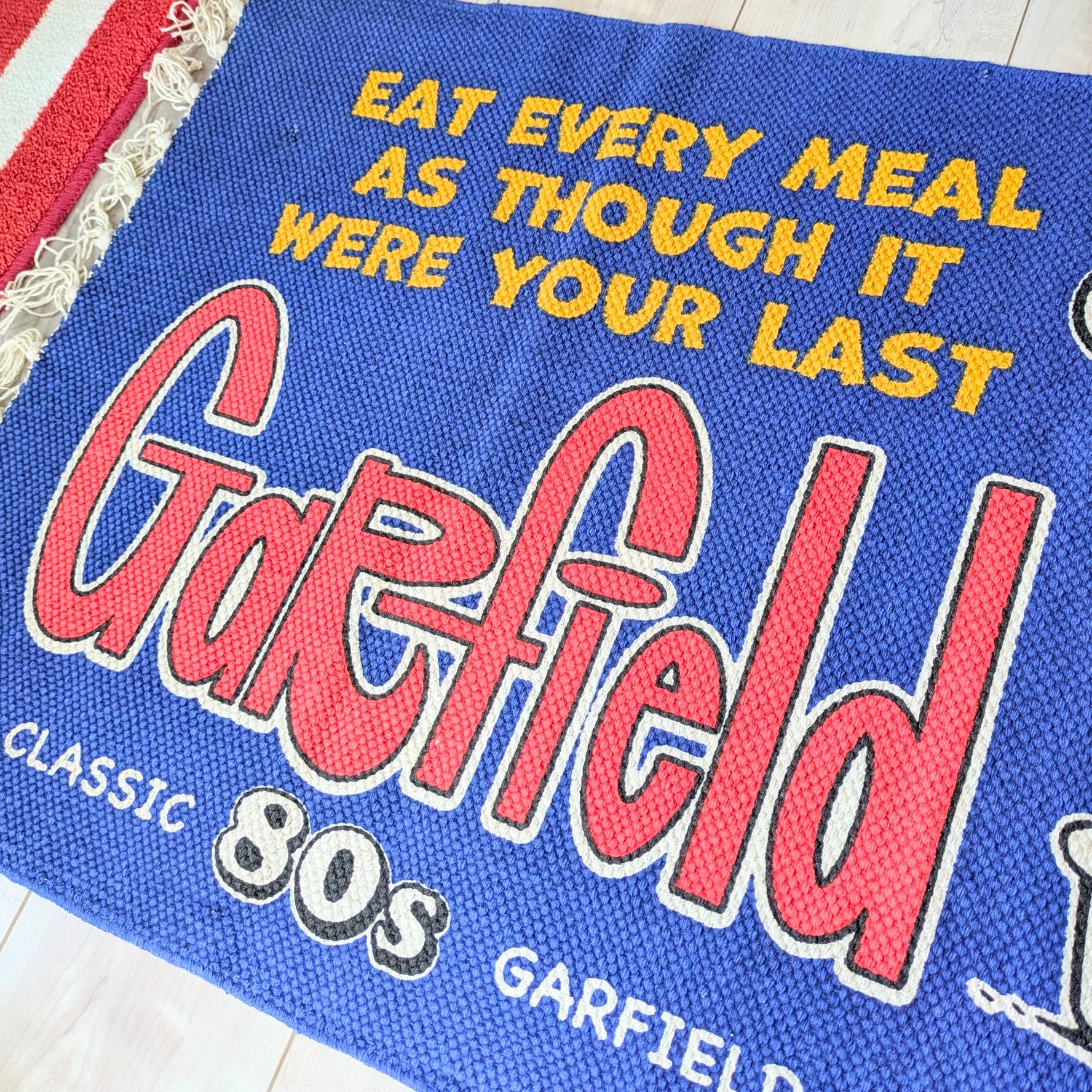 【 Garfield( ガーフィールド ) 】 KITCHEN MAT / キッチンマット / COTTON MAT /  コットン マット/ Floor Mat / フロアマット / ロングバージョン〚アメリカン雑貨 アメトイ〛