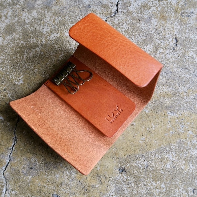 「KEY CASE Camel」 Italy Leather