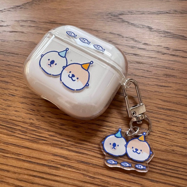 カワウソとラッコAirpodsケース