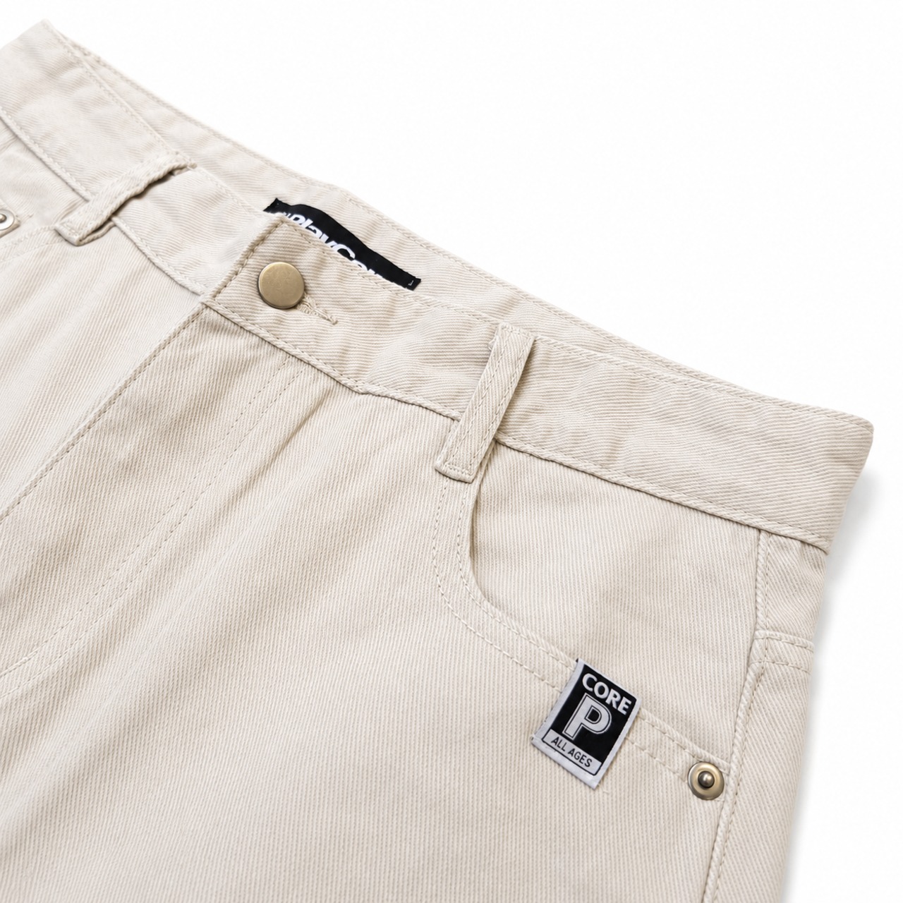 P Logo Chino Pants / natural - 2