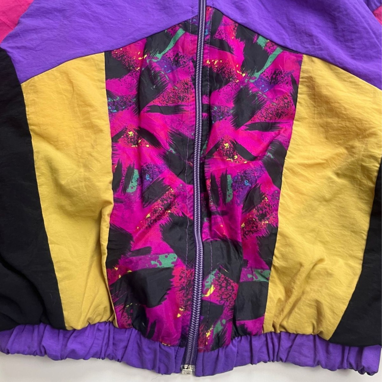 ＜VINTAGE＞Kids Tactel Blouson 12y｜タクテル カラーブロックジップ ナイロンブルゾン - 4