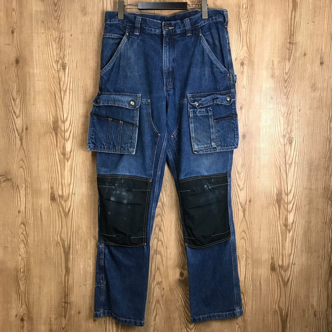 珍品 Carhartt カーハート ダブルニー デニムパンツ ワークパンツ 