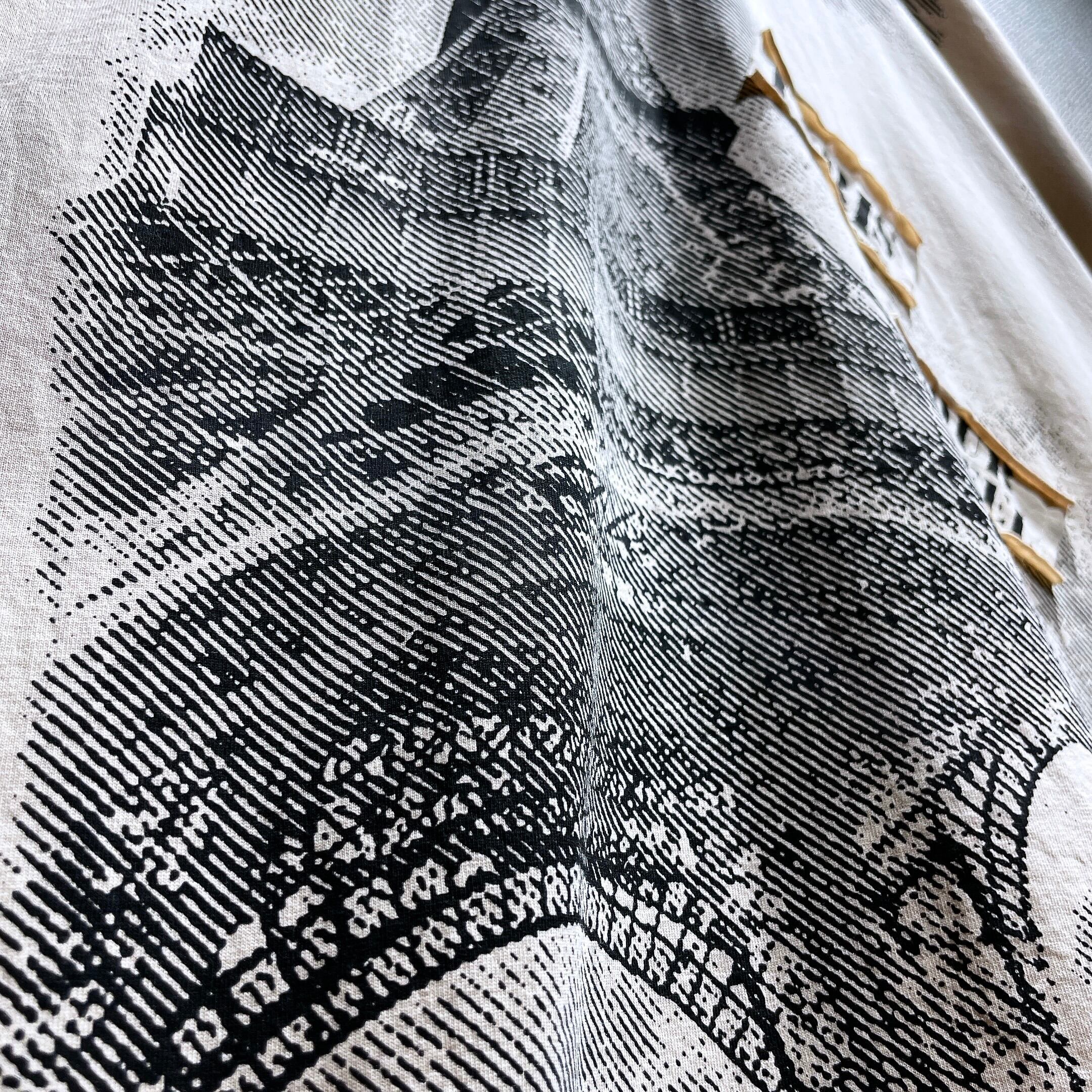 ” Paris Tour Eiffel ” printed loose silhouette cotton Tee