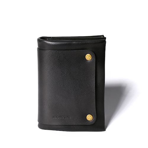 【GHOST series】一枚革仕立てのシームレスミドルウォレット S-GT2
