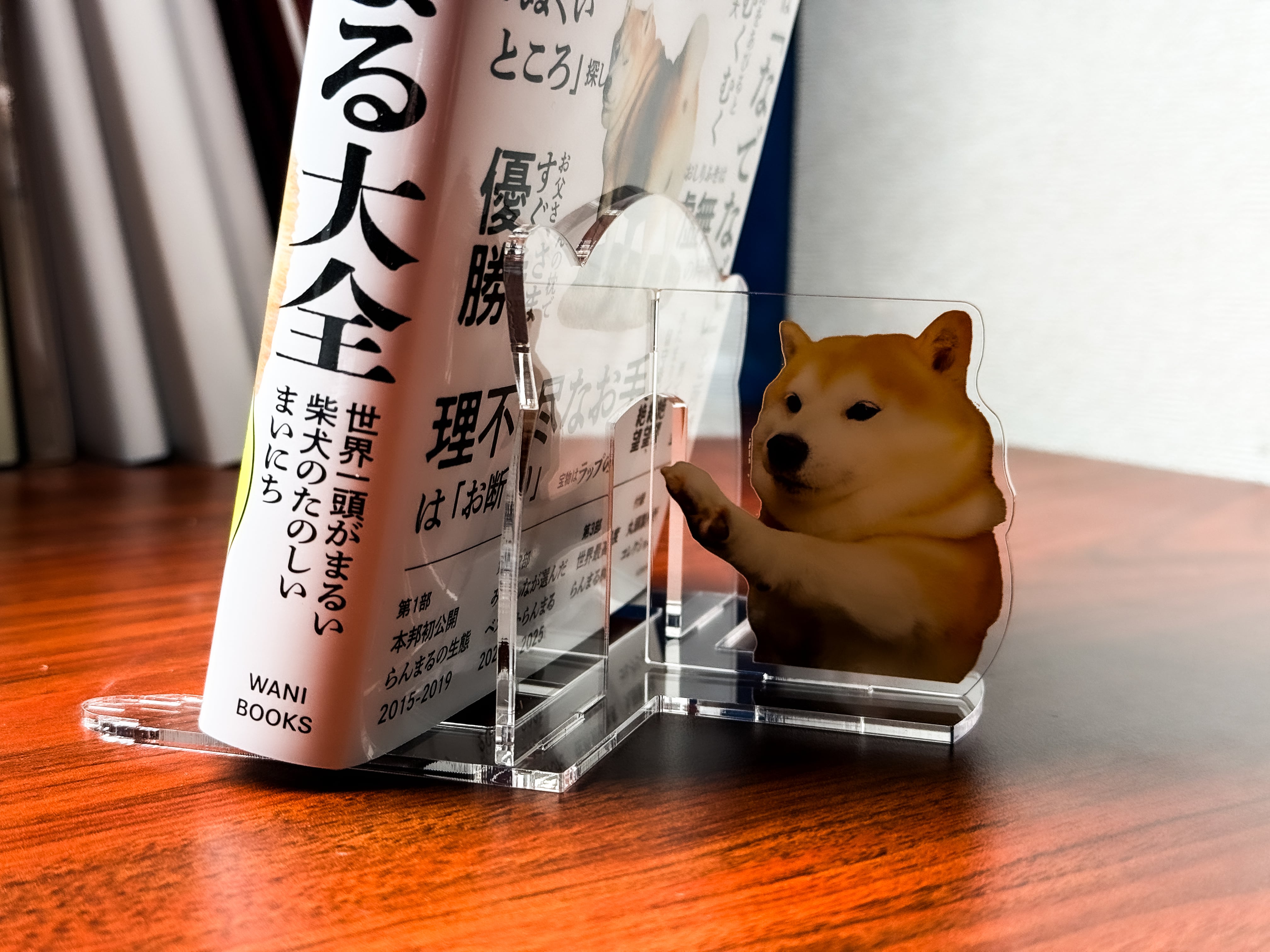 本6.ブックエンド〜片手支え〜 | 柴犬らんまるの丸頭製作所