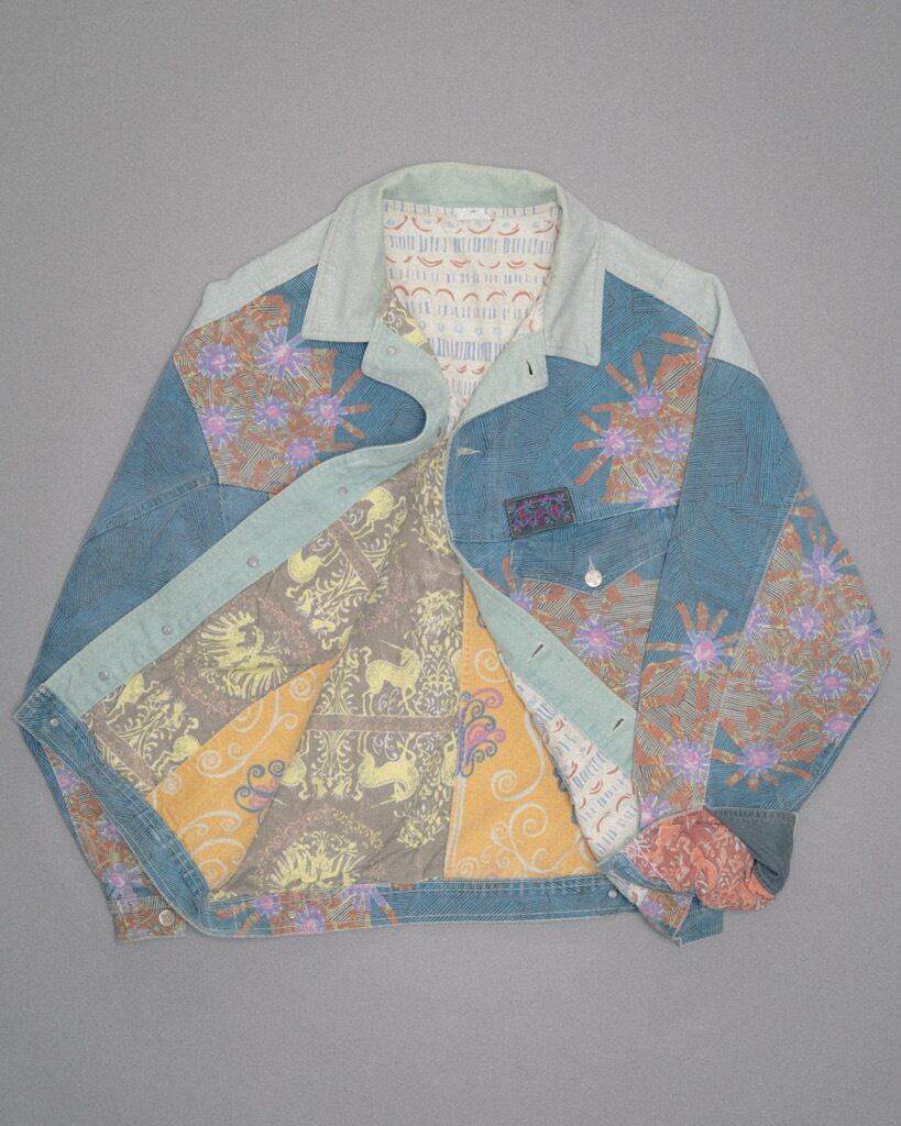 OXBOW GODFISH デニムジャケットmade in France OXBOW GODFISH デニムジャケットmade in France 後染め 紺 ネイビー