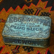 タバコ缶　EDGEWORTH 中型サイズ