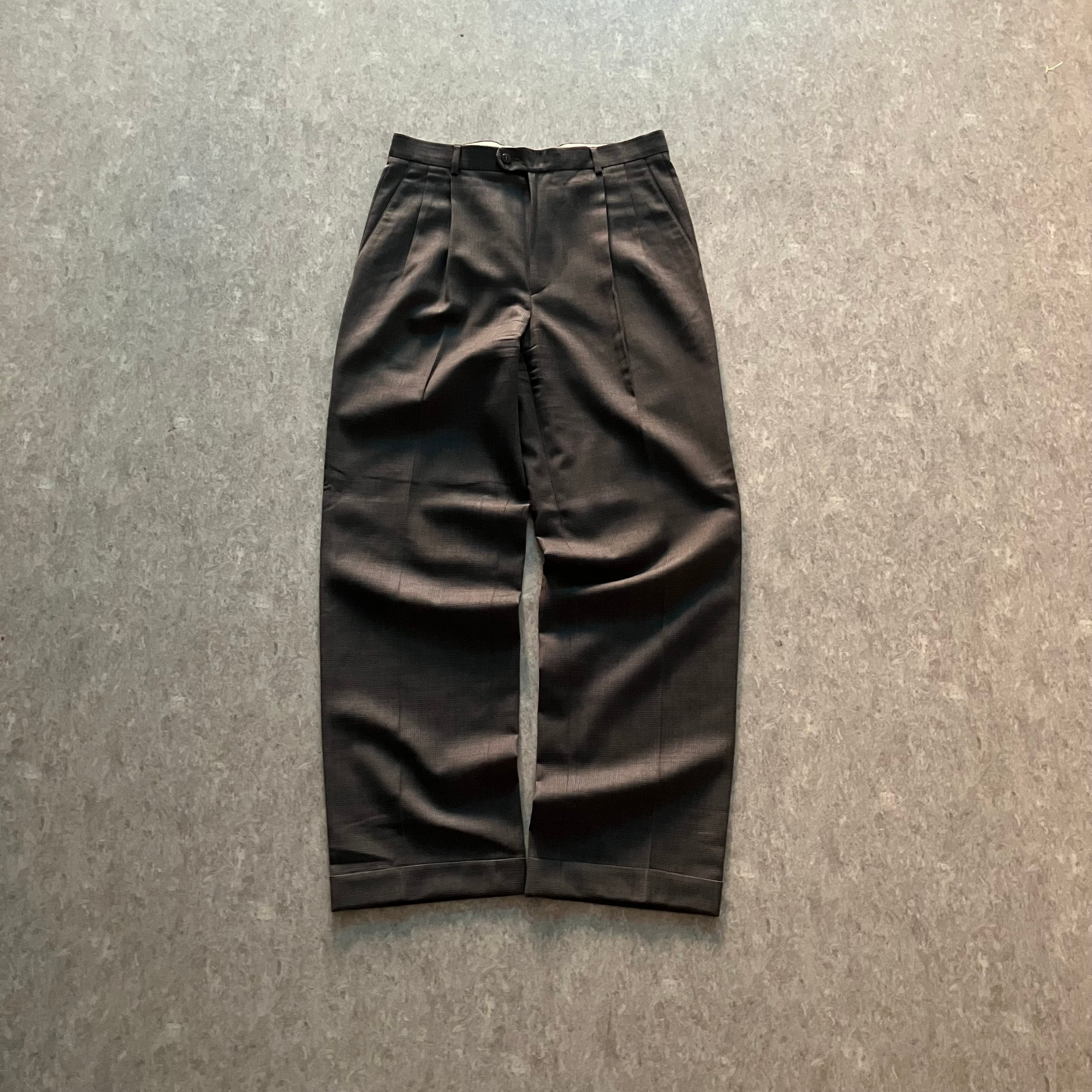 Zanella for Nordstrom 2tuck Wool slacks made in italy | Pheasant