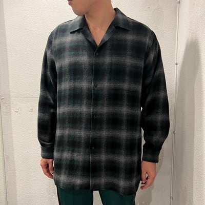 MAATEE&SONS マーティー アンド サンズ カシミヤ チェックシャツ