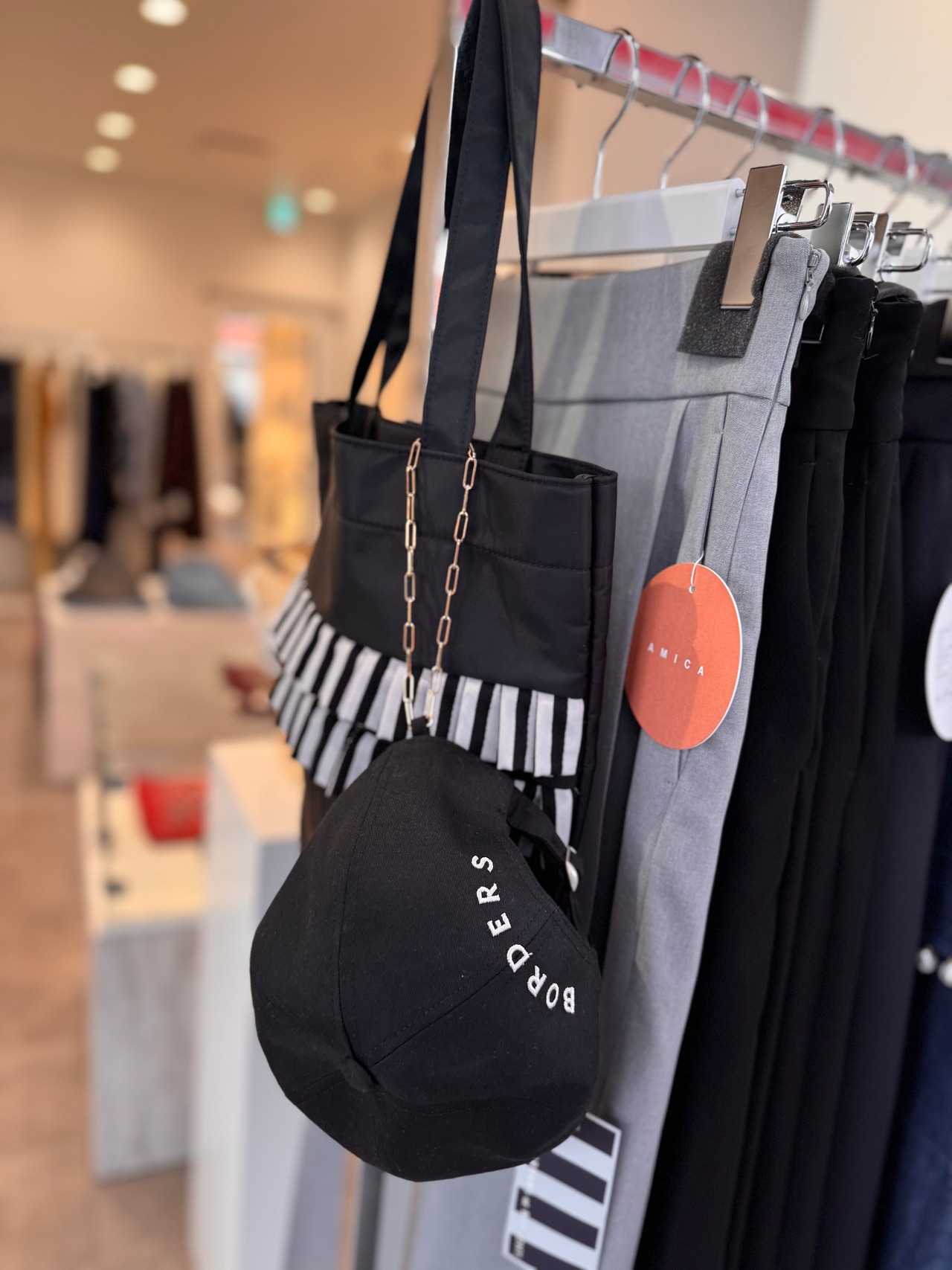 BORDERS at BALCONY BORDER CHAIN CAP ボーダーズアットバルコニー　ボーダーチェーンキャップ