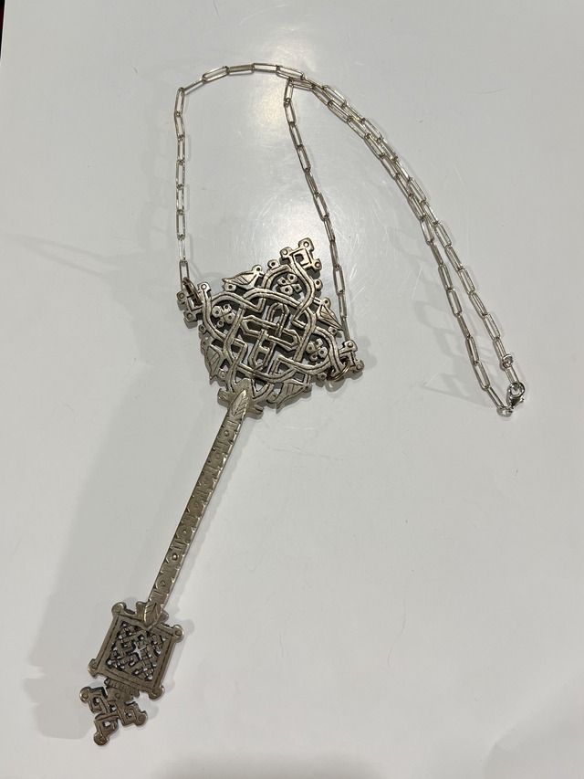 ★Special★ Vintage Super big indian bird  necklace