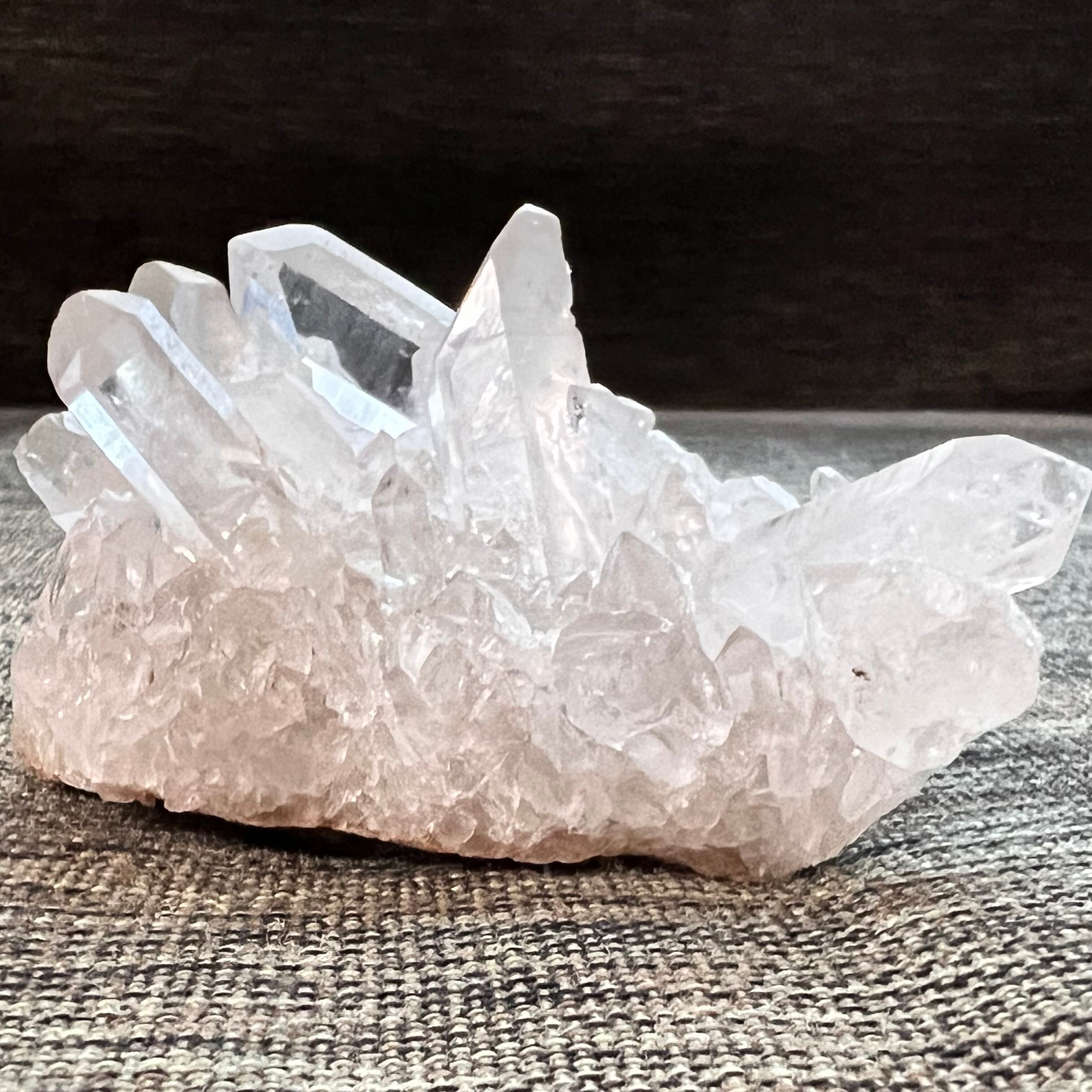 【透明感 ✨237g 水晶クラスター⑱】❤︎送料無料❤︎天然石 パワーストーン