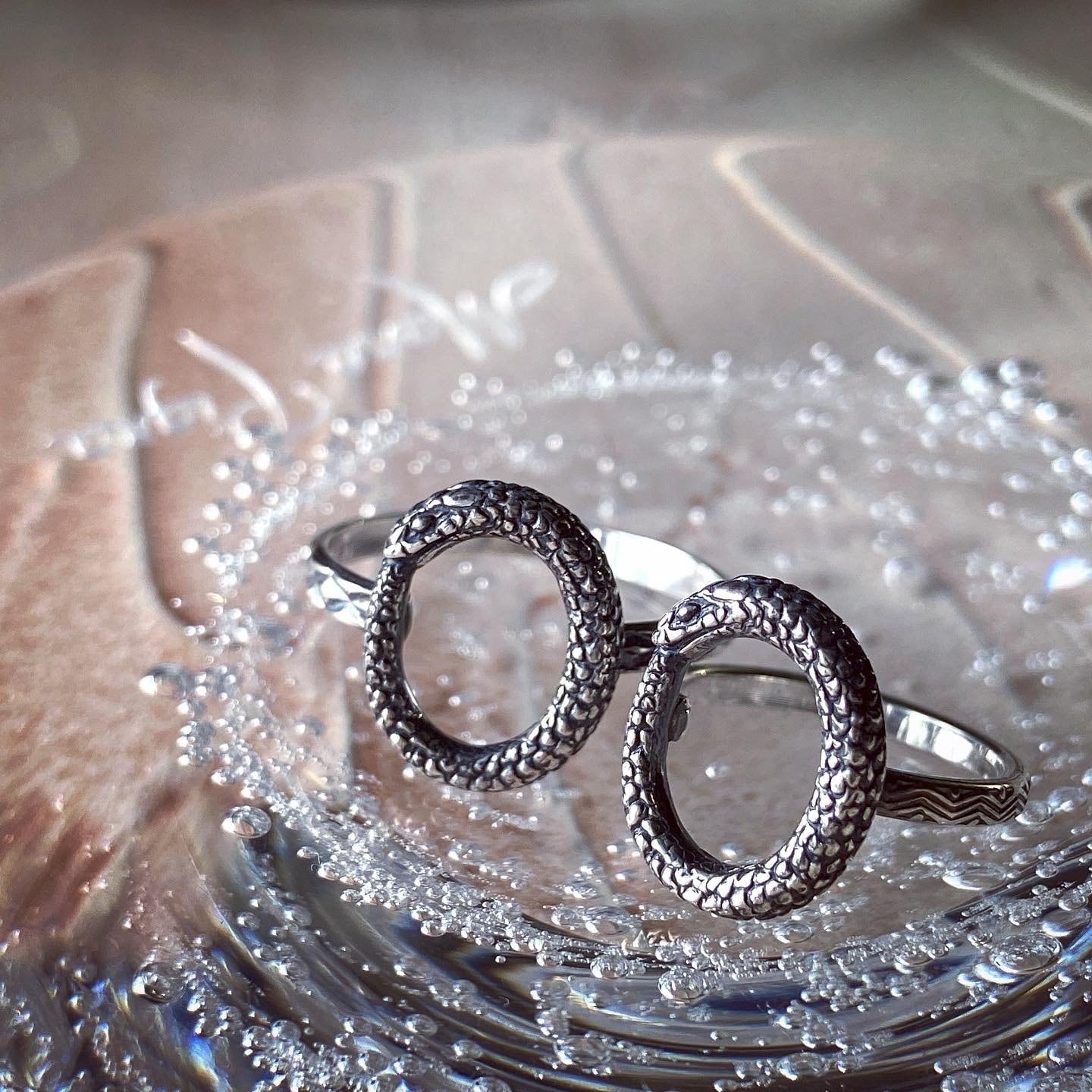 Silver925 Ouroboros Pinky Ring / ウロボロスのピンキーリング(サイズ3号・6号・13.5号)