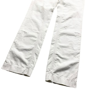 DOLCE&GABBANA white denim pants
