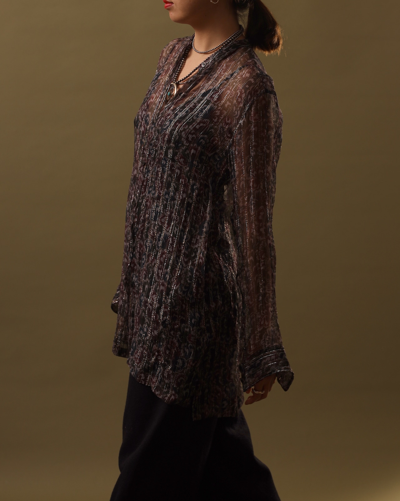 Dries Van Noten / Sheer Botanical Shirt