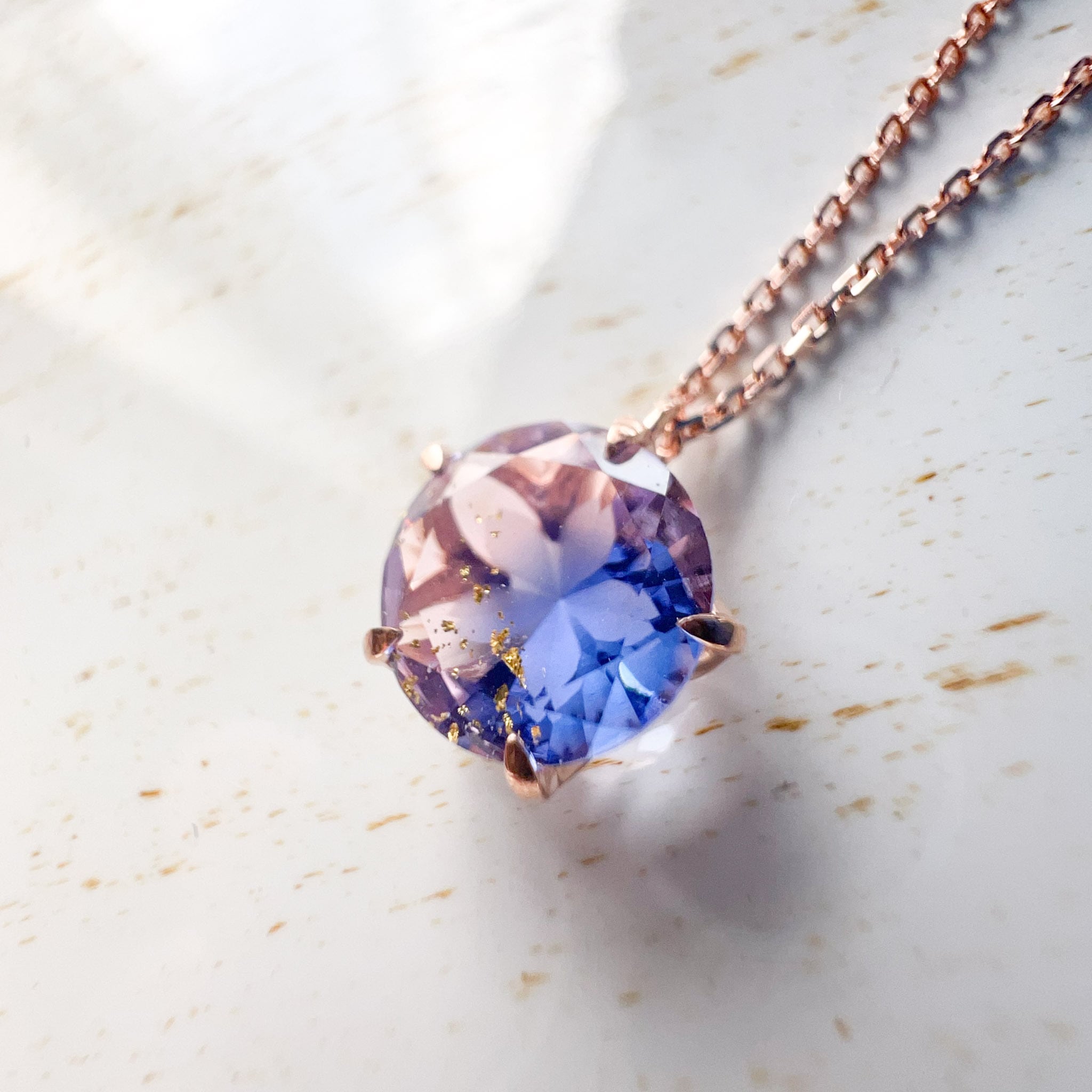 受注生産】prismgem ゆきんこカット ネックレス 【シミズ貴石