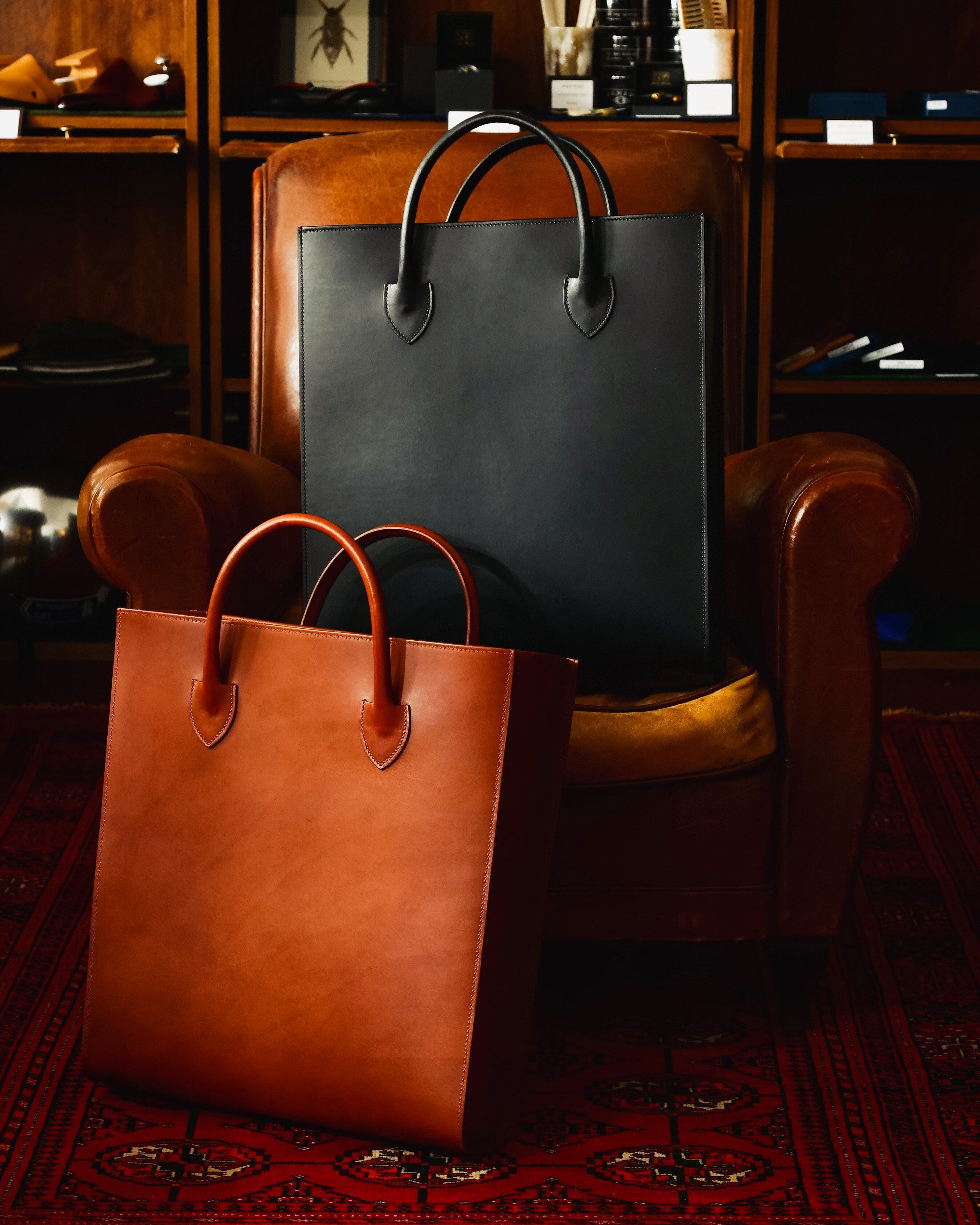 SOLE OPTION】KEW / BLACK / Leather Tote Large | UNION WORKS ONLINE